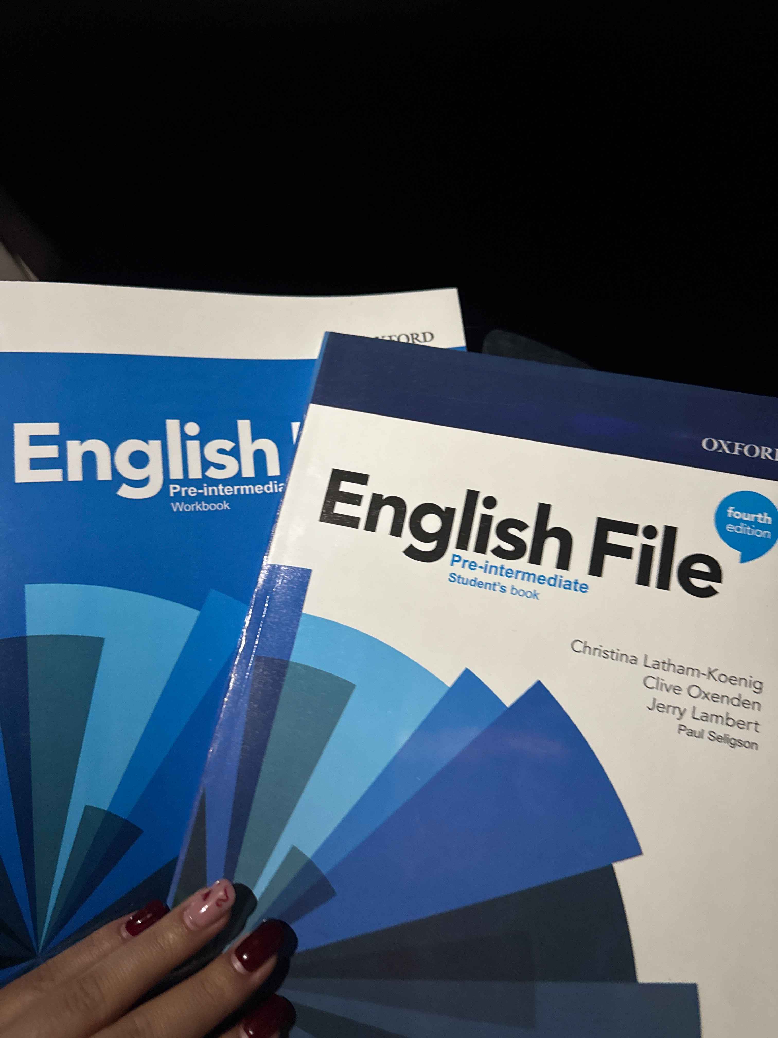 English File Beginner, Elementary, Pre Intermediate Student's book+Workbook, Paul Seligson