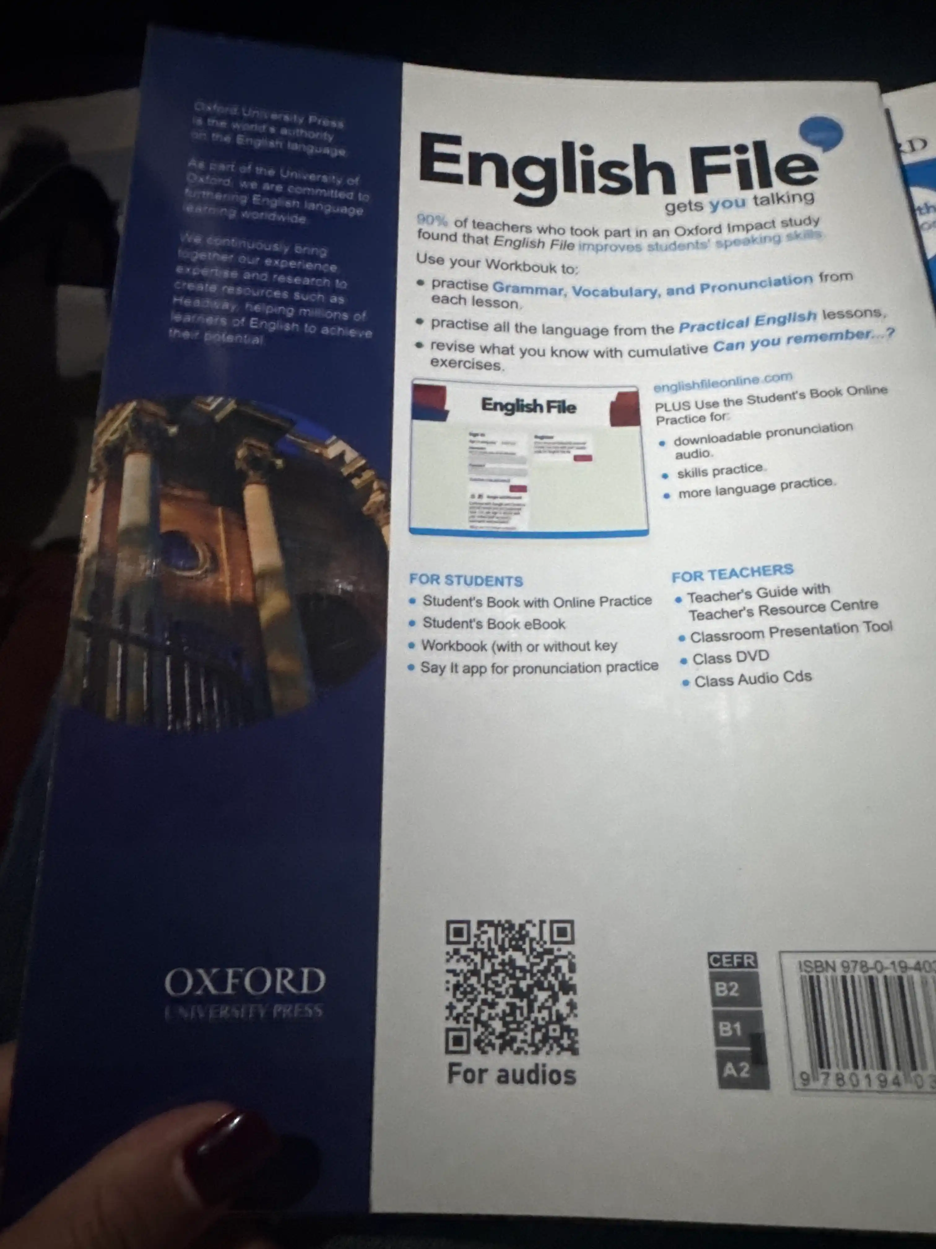 English File Beginner, Elementary, Pre Intermediate Student's book+Workbook, Paul Seligson
