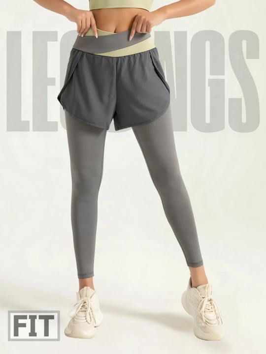 Ayollar shortili legginslari, FIT brendi, sport losinlari, fitnes uchun