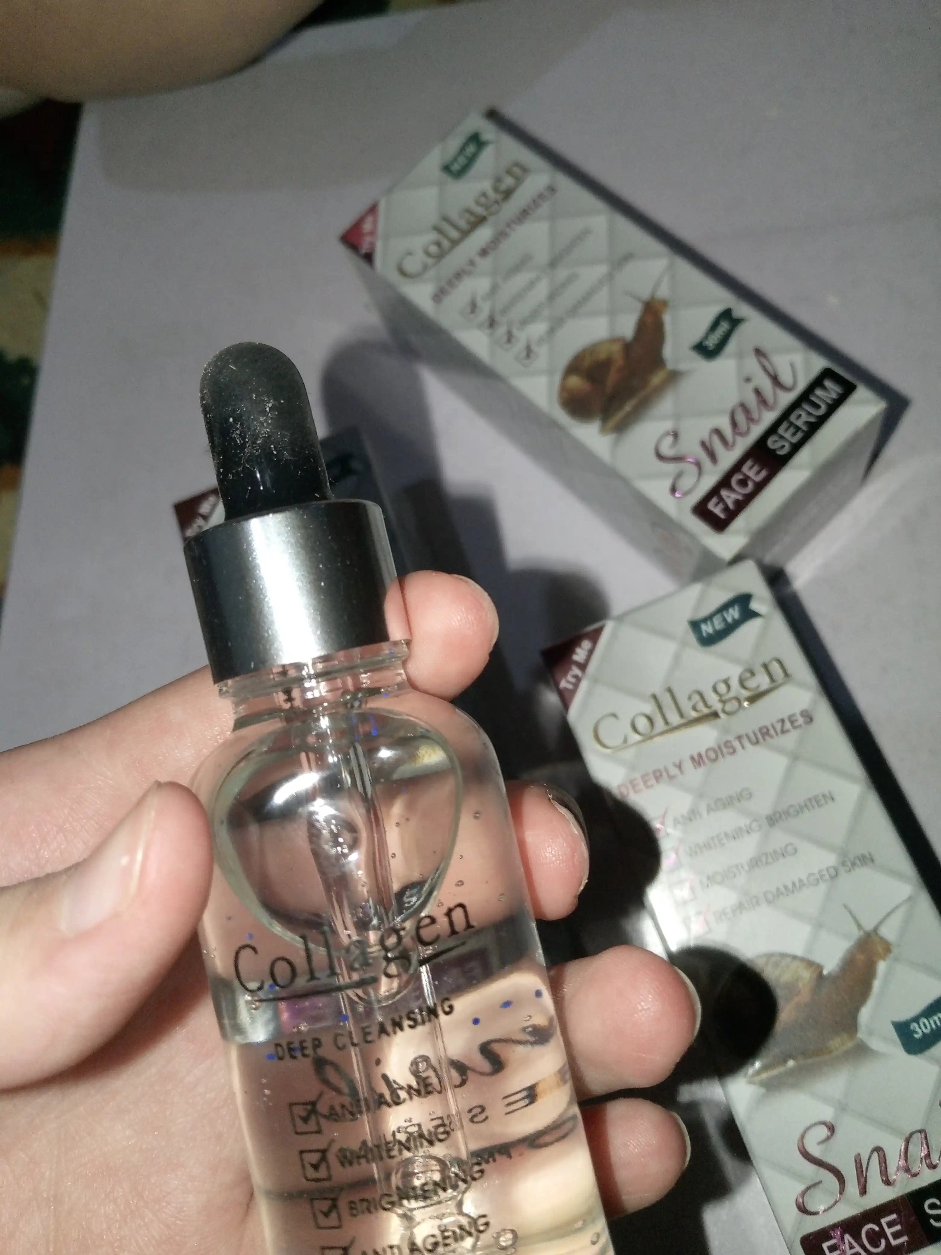 База для лица Collagen, отбеливающий, анти-акне и антивозрастной, 4 в 1, 30 г