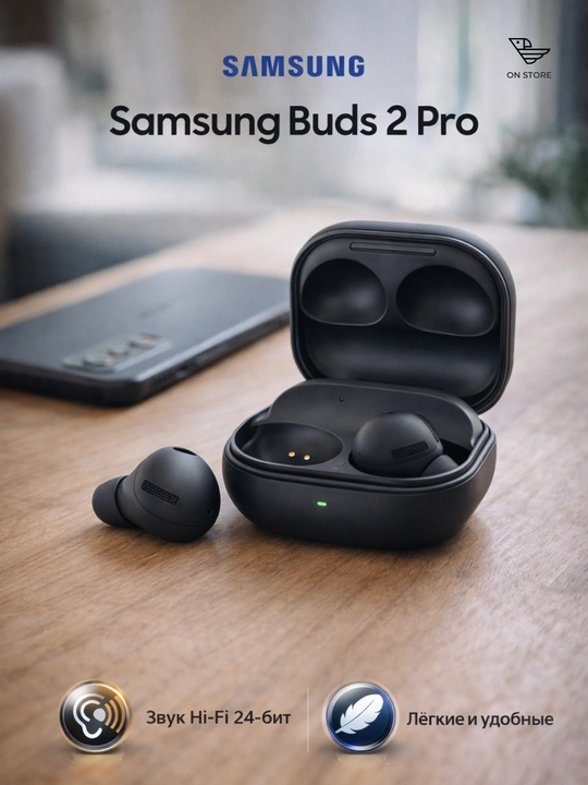 Беспроводные наушники Samsung Galaxy Buds2 Pro ANC, Bluetooth 5.3 - 