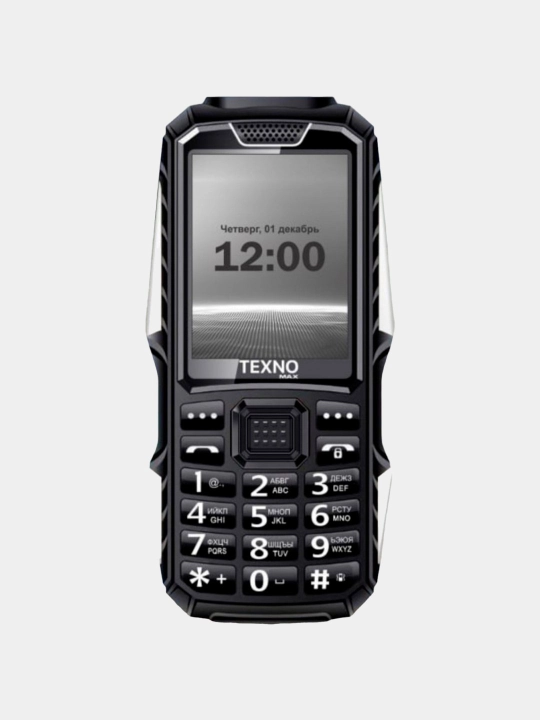 Кнопочные телефон Texno Max T450 Tank, большая батарея - 