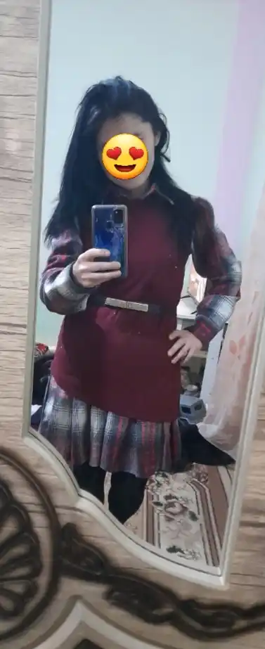 Ko‘ylaklar: mavsumiy flanel ko‘ylak-ko‘ylak+to‘qilgan jaket, tasma, 42-48 standarti