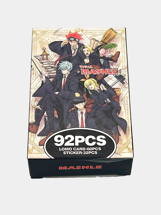 Lomo карты Аниме 60 шт + 32 стикера Genshin, One Piece, Jujutsu, Pokémon и др