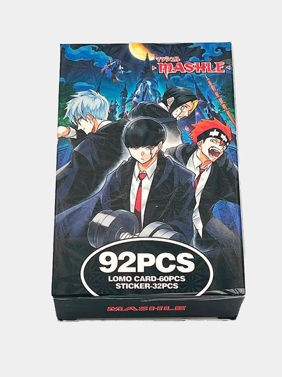 Lomo карты Аниме 60 шт + 32 стикера Genshin, One Piece, Jujutsu, Pokémon и др — 4HOME-2402042-СВЕТСИН