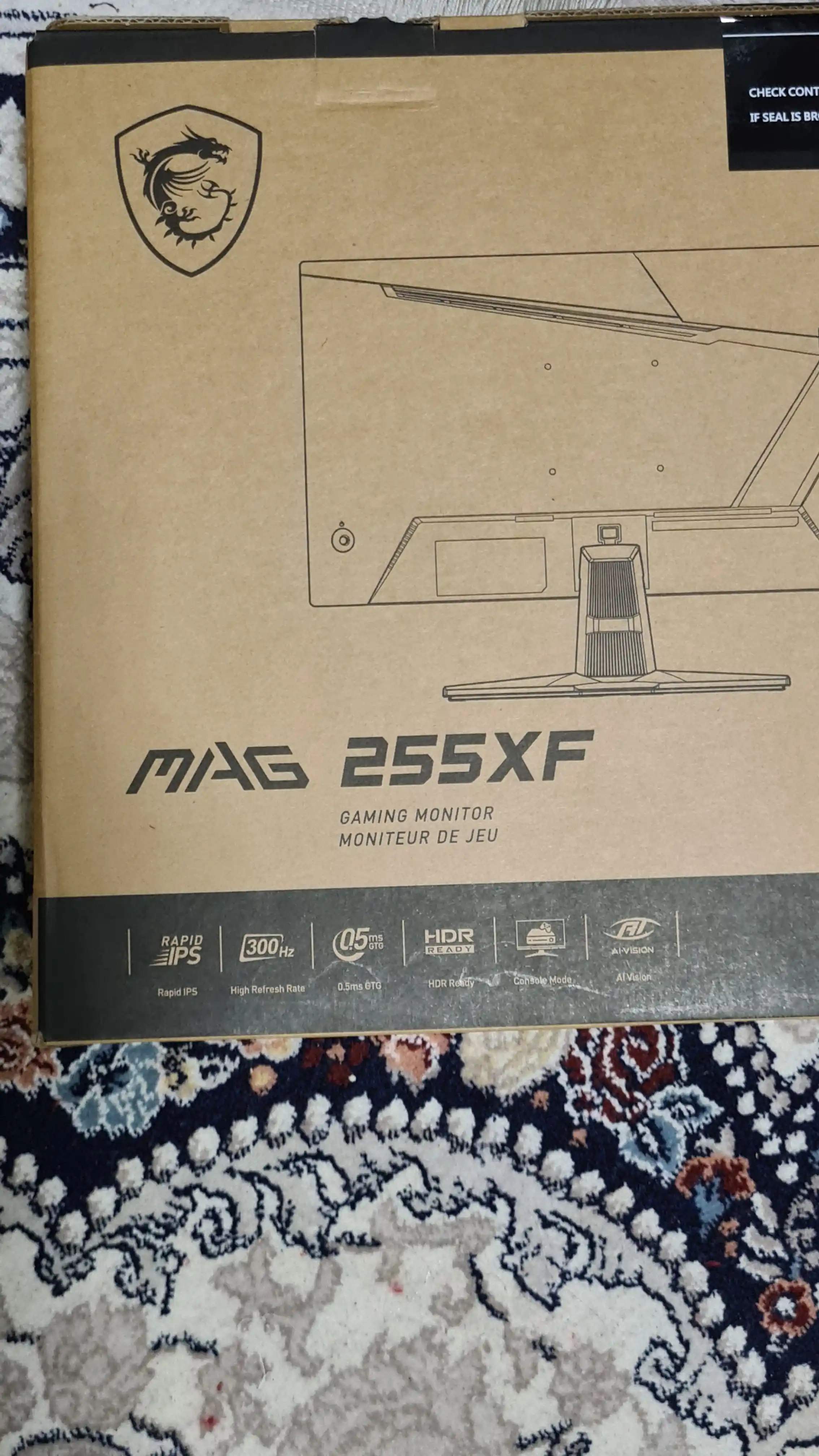 Игровой монитор MSI — 27″, 25″, IPS, 0,5 мс, 240 Гц, 300 Гц, FHD, Type-C, черный