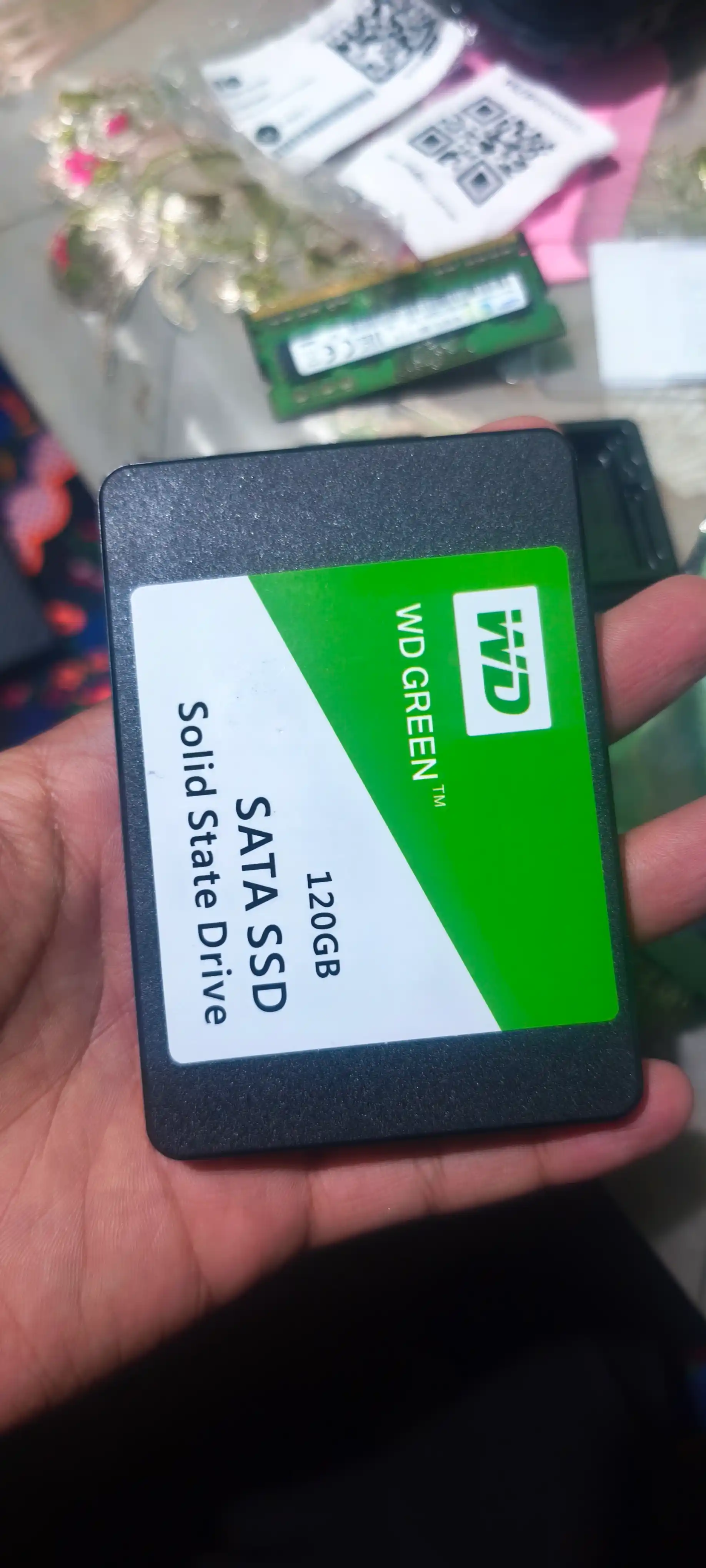 SSD SATA 3 6Gb/s WD GREEN 120GB OEM noubtuk kompyuter uchun mos