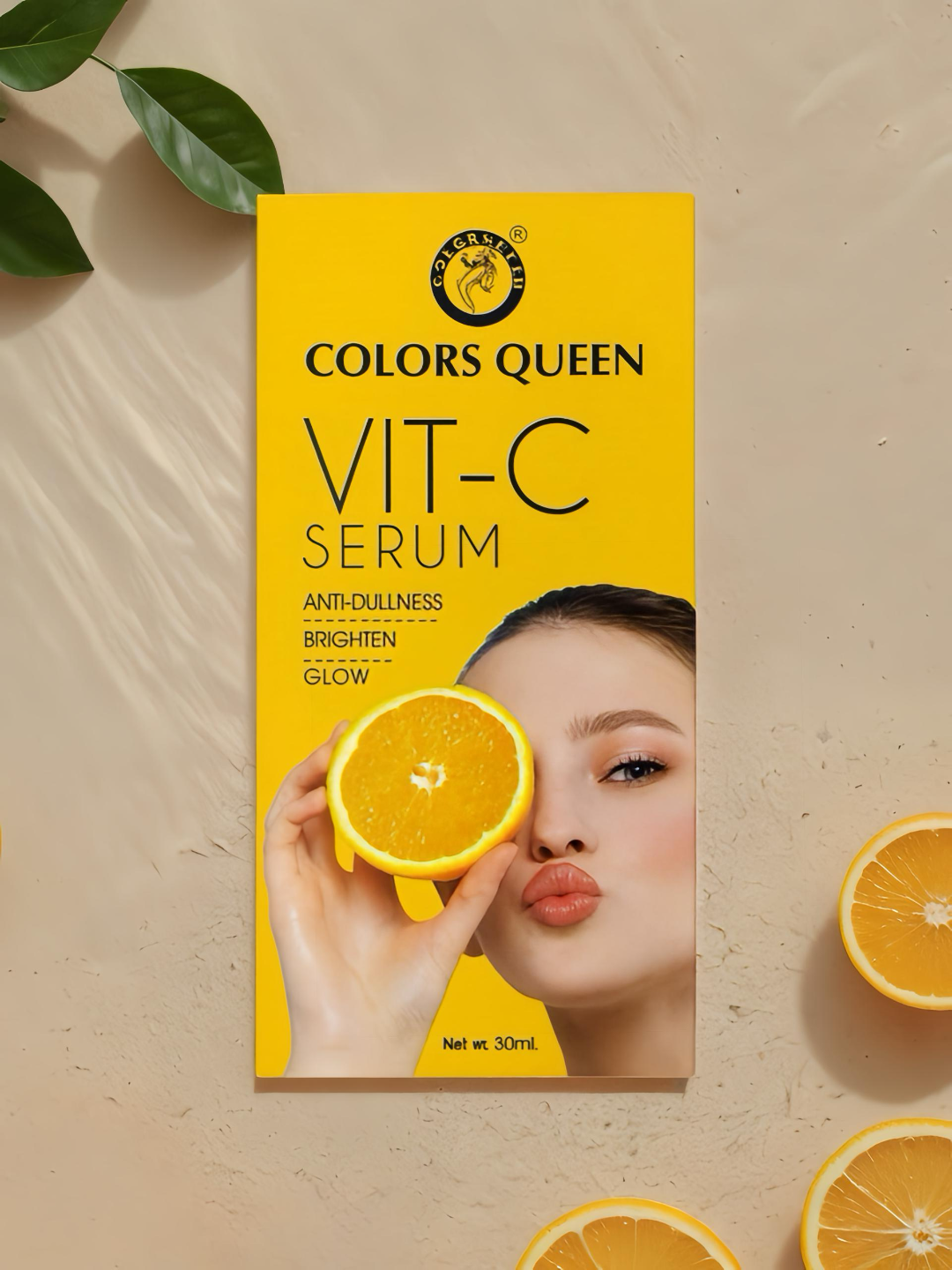 Colors Queen yuz uchun serum, ajinlarga qarshi serum, vitamin C li serum, 30 ml - 