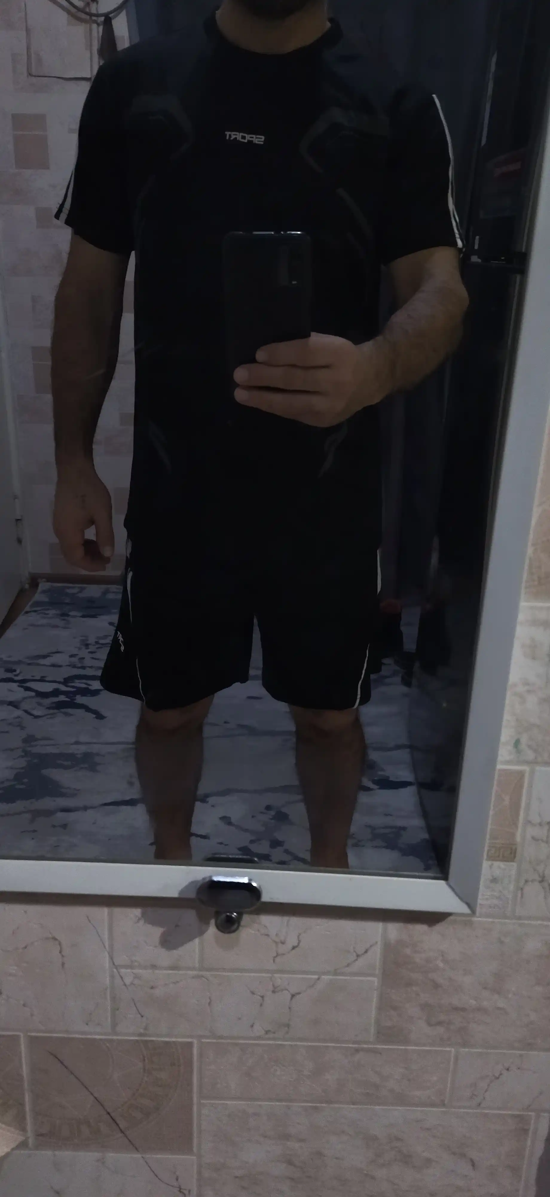 Erkaklar sport kiyimlari, qisqa yengli, fitness forma, uniseks