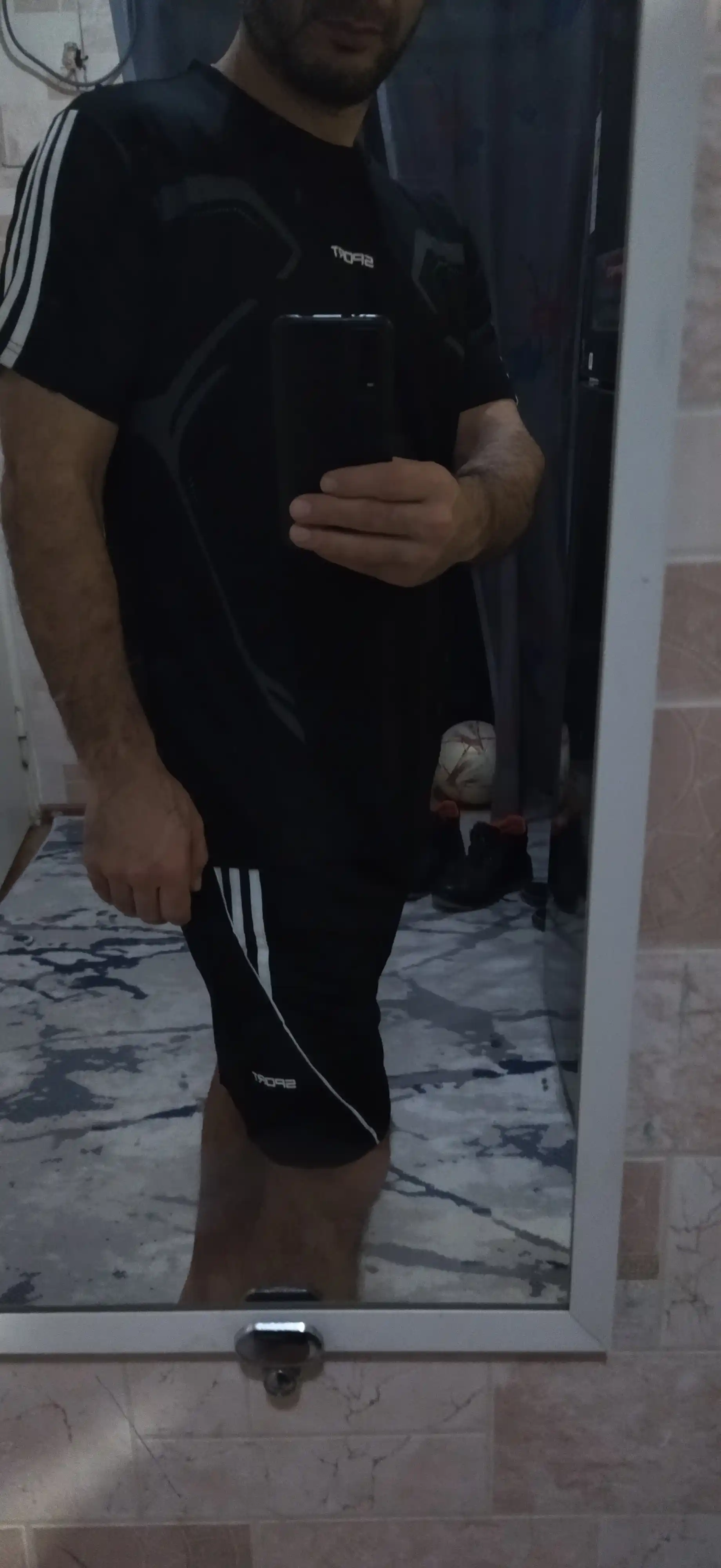 Erkaklar sport kiyimlari, qisqa yengli, fitness forma, uniseks