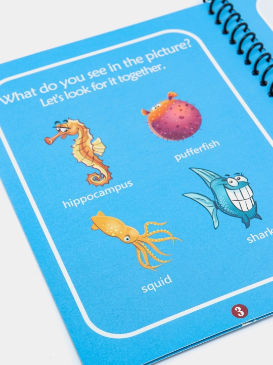 Magic Water Book многоразовая детская книжка для рисования водой