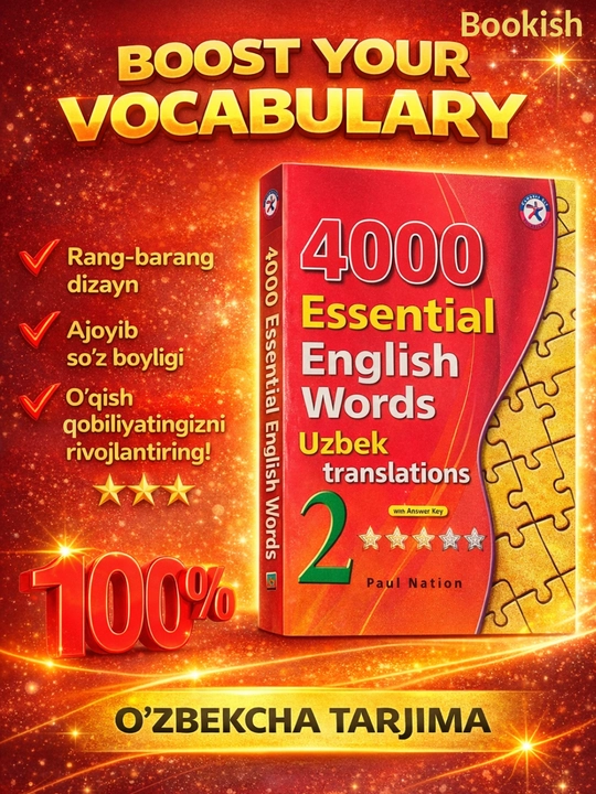 4000 essential english words 1, 2, 3, 4, 5, 6, Uzbek translations - 