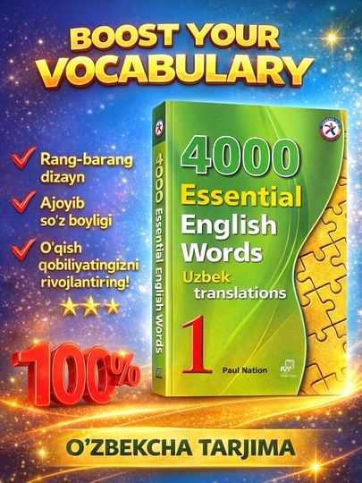 4000 essential english words 1, 2, 3, 4, 5, 6, Uzbek translations - 