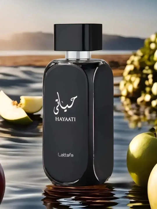 Atir Lattafa Hayaati erkaklar parfyumi – yog‘ochli va ziravorli notalarga ega arab atiri