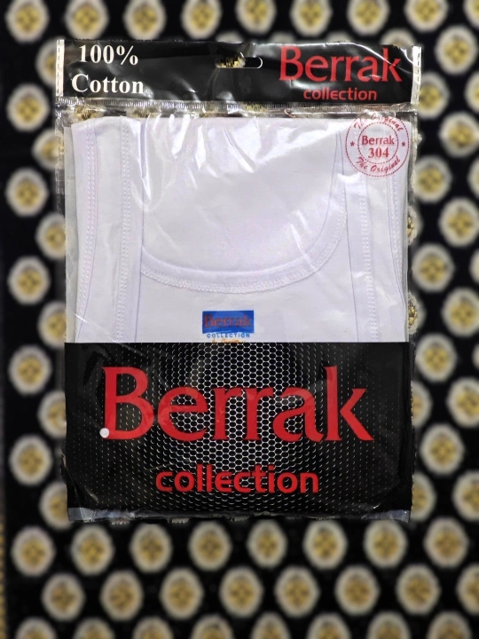 Mайки Berrak мужские, хлопок, бесшовные, 100% хлопок