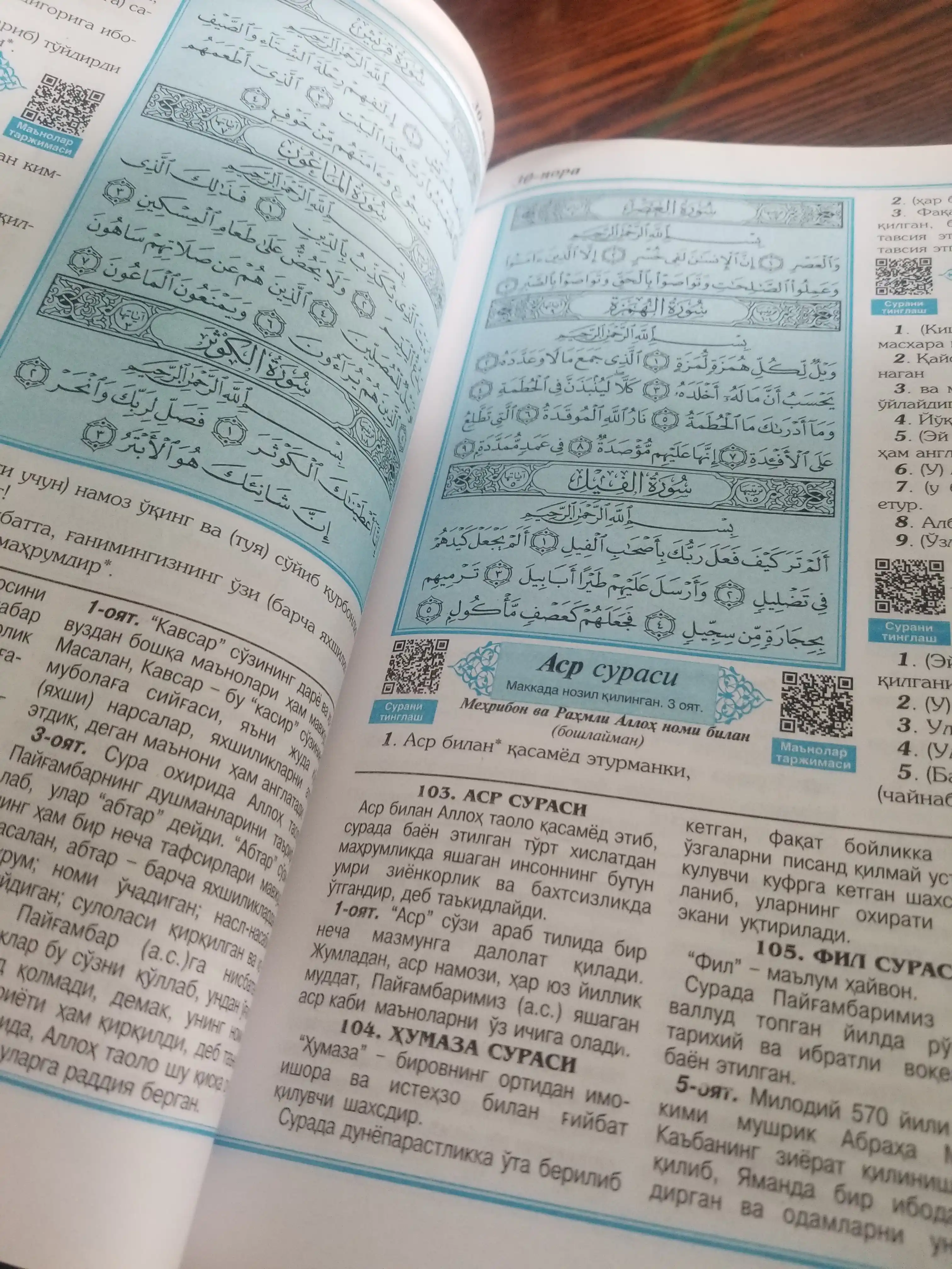 Quron kitob Tafsiri Hilol, islomiy va diniy kitoblar