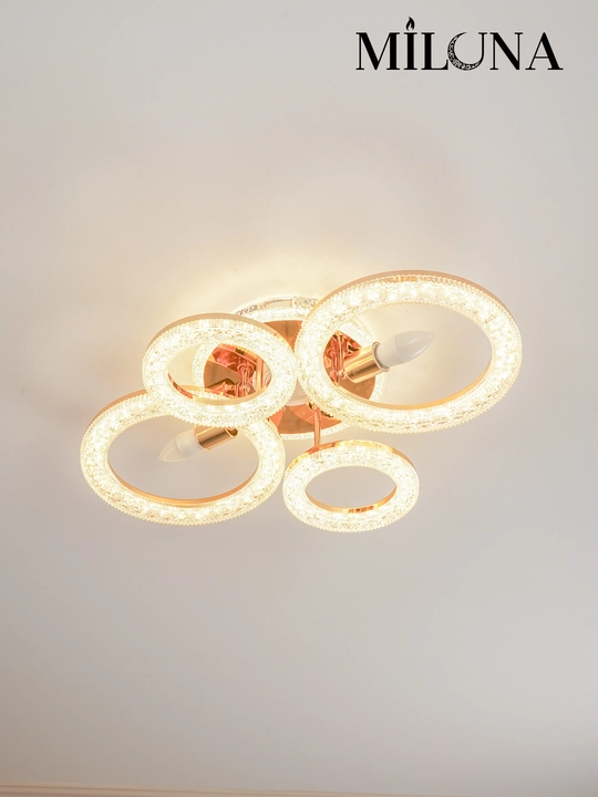 Люстра потолочная LED, музыкальная,с пультом, 3 режима освещения, для спальни, зала, кухни