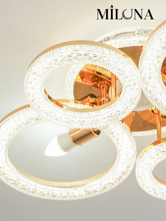 Люстра потолочная LED, музыкальная,с пультом, 3 режима освещения, для спальни, зала, кухни