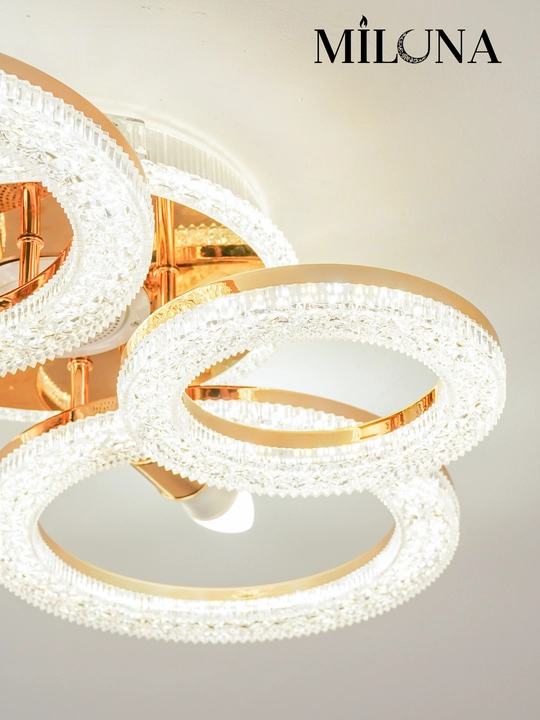 Люстра потолочная LED, музыкальная,с пультом, 3 режима освещения, для спальни, зала, кухни