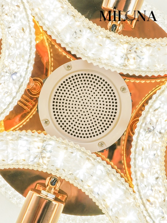 Люстра потолочная LED, музыкальная,с пультом, 3 режима освещения, для спальни, зала, кухни