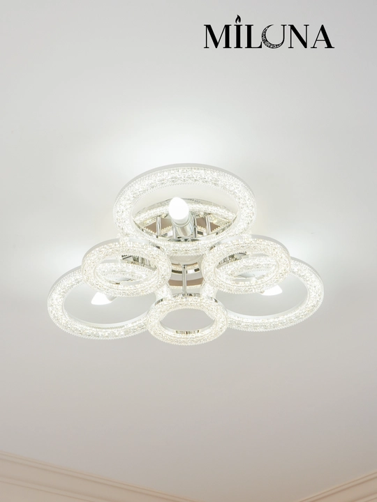 Люстра потолочная LED, музыкальная,с пультом, 3 режима освещения, для спальни, зала, кухни