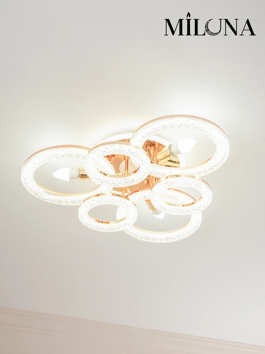 Люстра потолочная LED, музыкальная,с пультом, 3 режима освещения, для спальни, зала, кухни