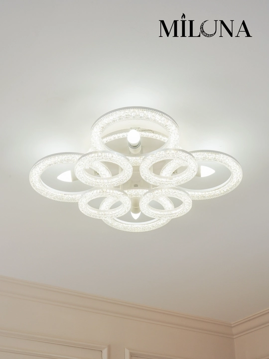 Люстра потолочная LED, музыкальная,с пультом, 3 режима освещения, для спальни, зала, кухни