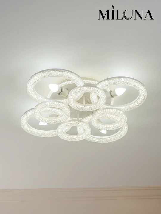 Люстра потолочная LED, музыкальная,с пультом, 3 режима освещения, для спальни, зала, кухни