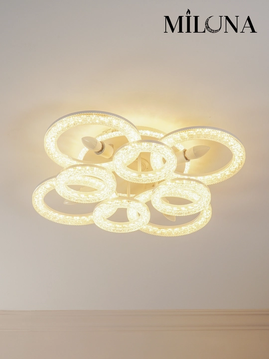 Люстра потолочная LED, музыкальная,с пультом, 3 режима освещения, для спальни, зала, кухни