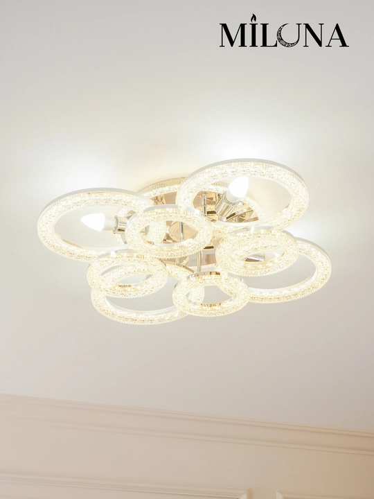 Люстра потолочная LED, музыкальная,с пультом, 3 режима освещения, для спальни, зала, кухни