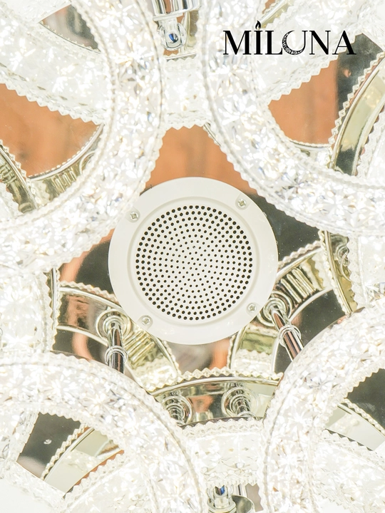 Люстра потолочная LED, музыкальная,с пультом, 3 режима освещения, для спальни, зала, кухни
