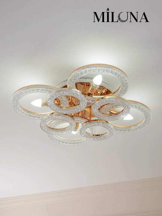 Люстра потолочная LED, музыкальная,с пультом, 3 режима освещения, для спальни, зала, кухни