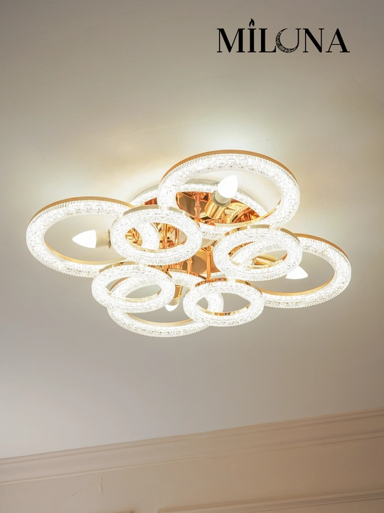 Люстра потолочная LED, музыкальная,с пультом, 3 режима освещения, для спальни, зала, кухни