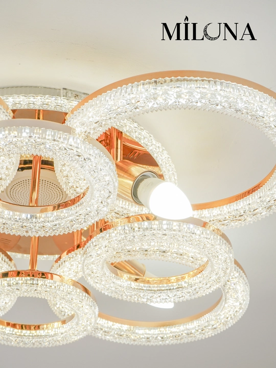 Люстра потолочная LED, музыкальная,с пультом, 3 режима освещения, для спальни, зала, кухни