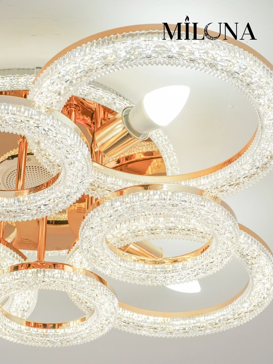 Люстра потолочная LED, музыкальная,с пультом, 3 режима освещения, для спальни, зала, кухни