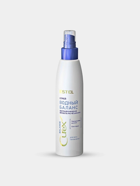 Estel CUREX soch spreylar — termal himoya, UV-himoya, namlantirish va parvarish, 200 ml