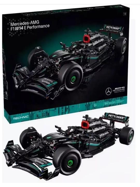 Конструктор гоночной машины Формула 1, большая модель 1:8 Technic, совместим с LEGO