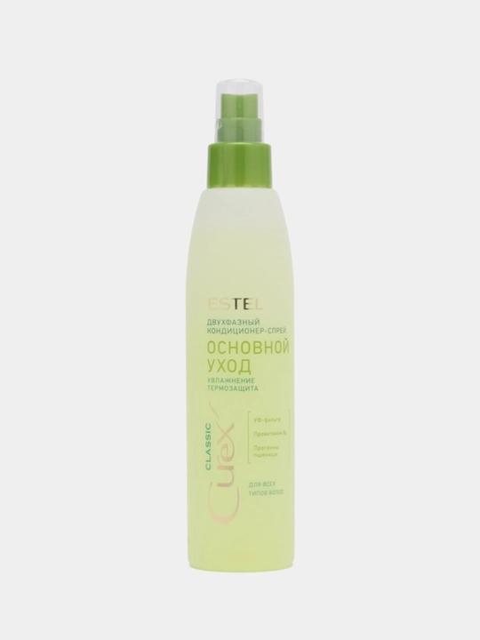 Estel CUREX soch spreylar — termal himoya, UV-himoya, namlantirish va parvarish, 200 ml