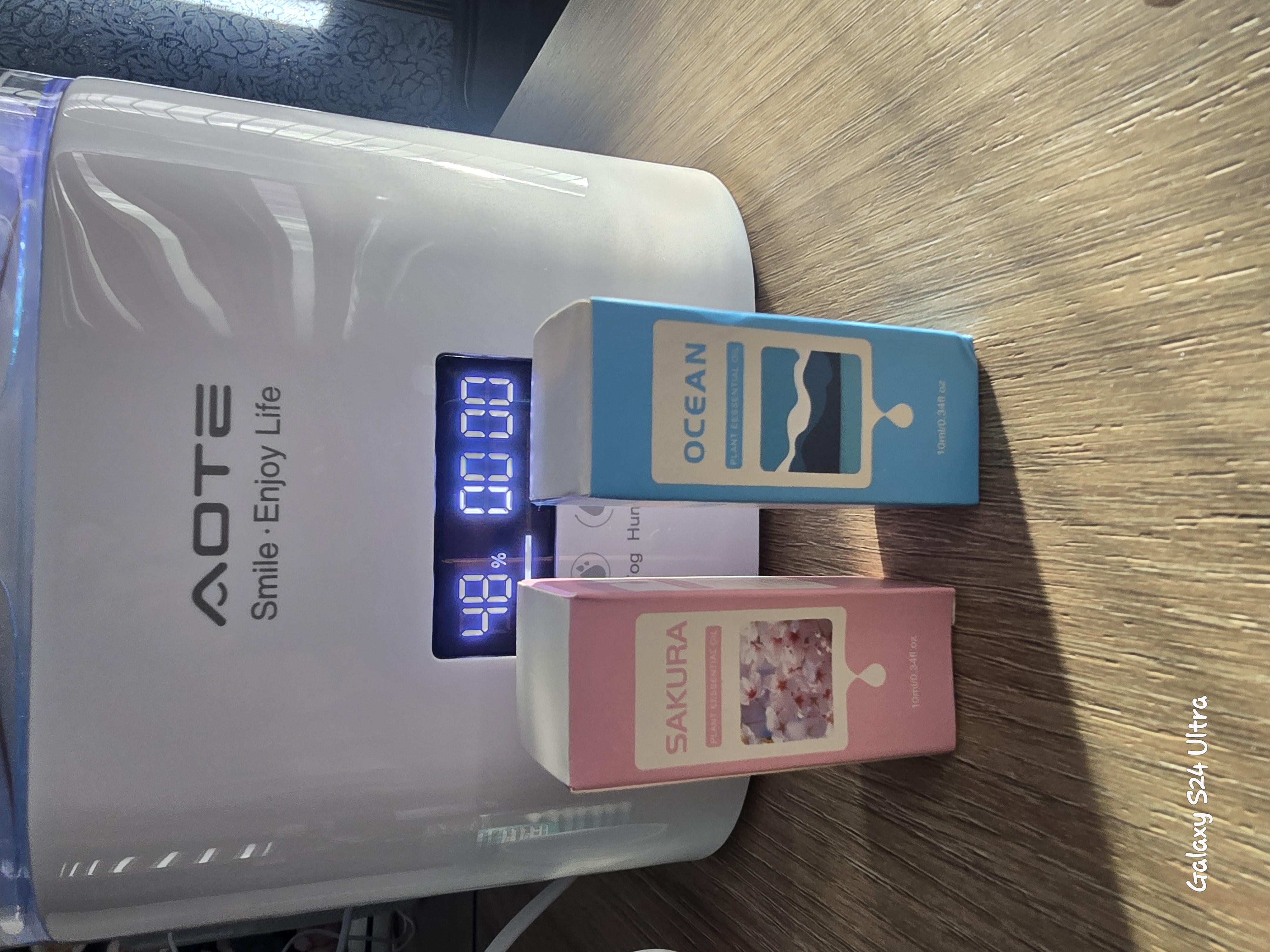 Hid beruvchi efir moyi namlagich, havo tozalagich va aromadiffuzor uchun