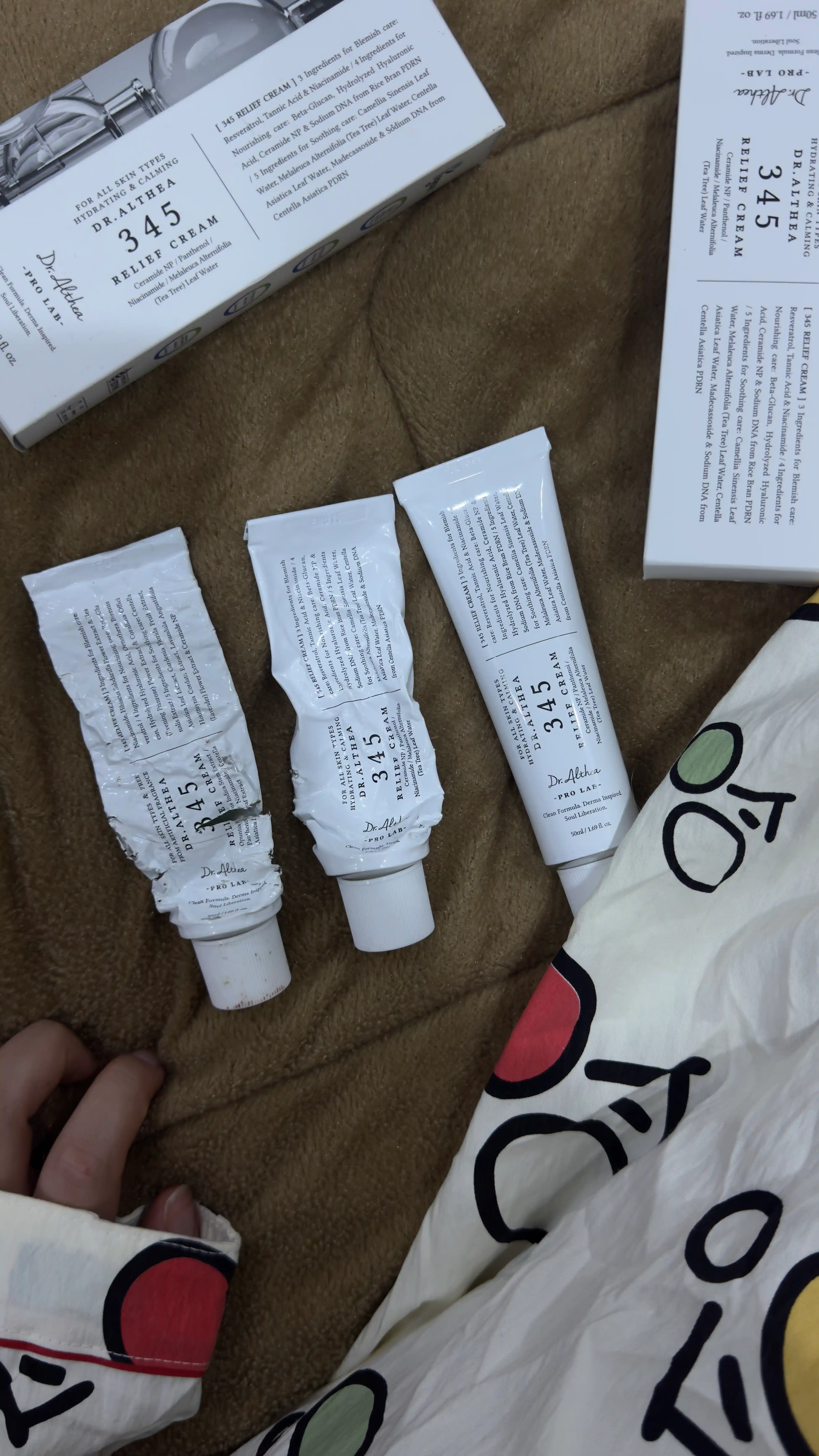 Успокаивающий крем для лица 345 Relief Cream, 50 мл