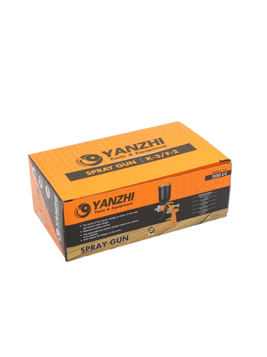 F-2 pnevmatik bo‘yoq purkagich 200cc, 2.5 bar, professional spray gun