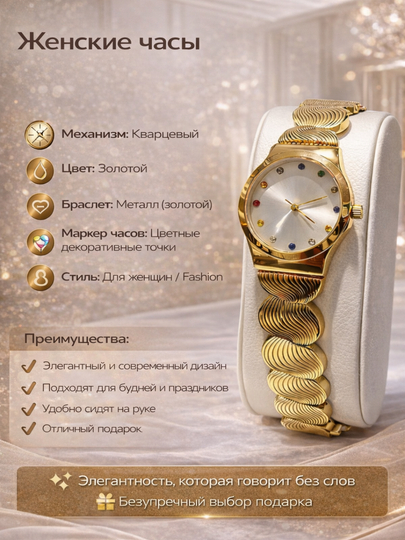 Женские часы, украшения для женщин, ювелирные изделия