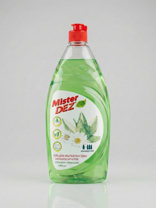 Гель для мытья посуды, овощей и фруктов Mister DEZ,  1 л