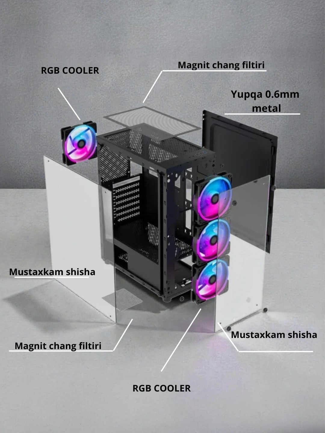 Zamonaviy Tayyor Kompyuter H61 81 CPU I3 I5 I7 Bilan DDR3 8GB O yinlar zamonaviy-tayyor-kompyuter-h61-81-cpu-i3-i5-i7-bilan-ddr3-8gb-o-yinlar