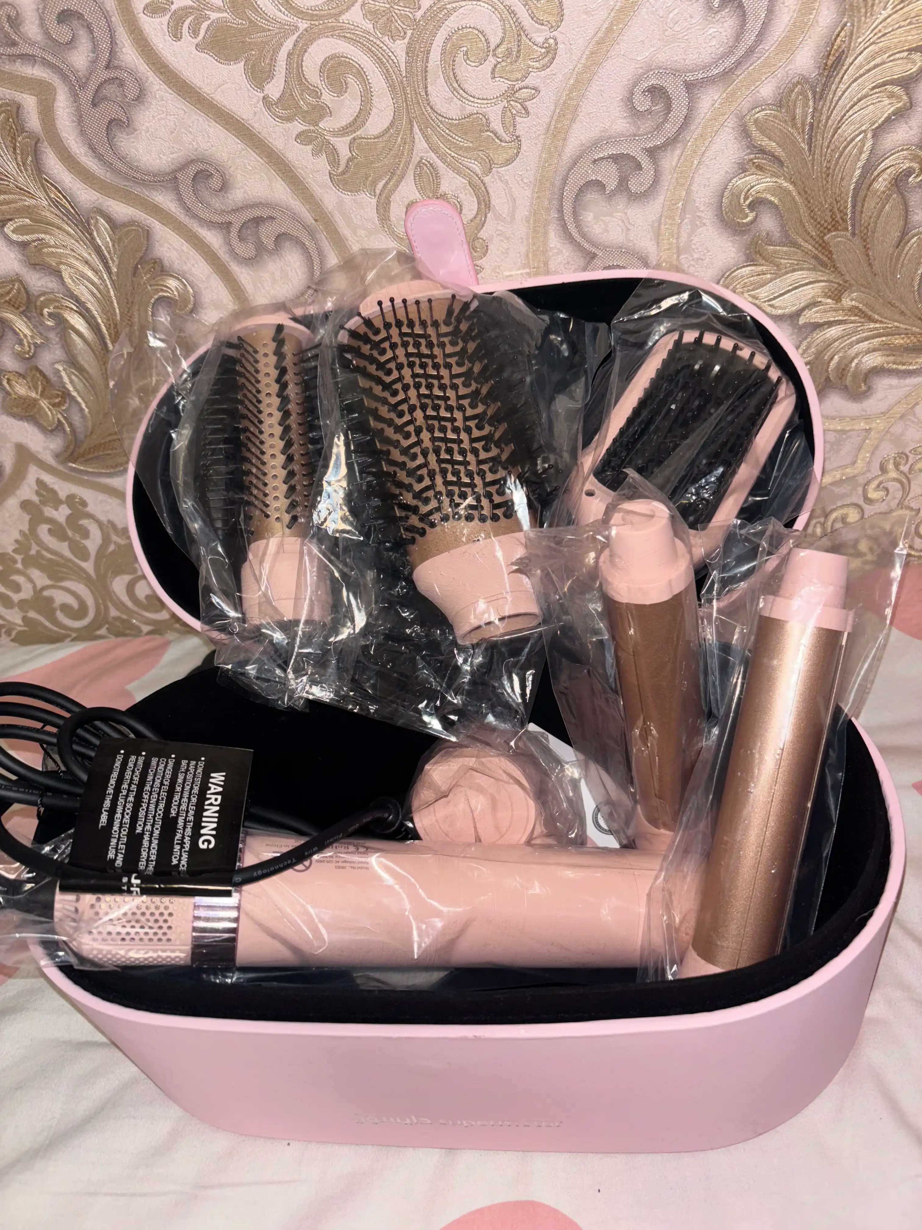 Soch quritgich fen Airwrap JRM styler, 6 tasi 1 da, avtomatik ployka va turmaklash