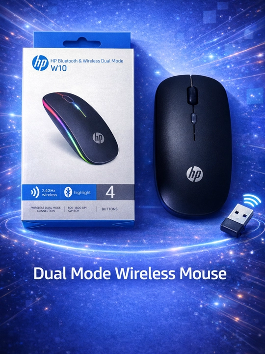 Simsiz kompyuter sichqonchasi RGB yoruglik bilan HP Simli kompyuter sichqonchasi X66, M100 - 