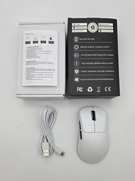 Simsiz o‘yin sichqonchasi HYH PRO V6+ 12800 DPI, 1000 Hz