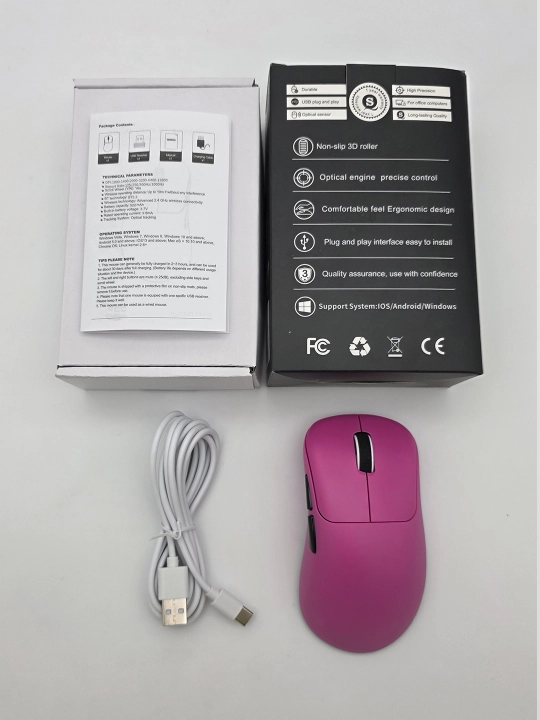 Simsiz o‘yin sichqonchasi HYH PRO V6+ 12800 DPI, 1000 Hz
