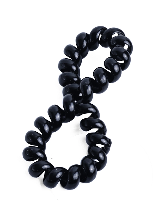 Soch uchun rezinka prujinkali, spiral qora