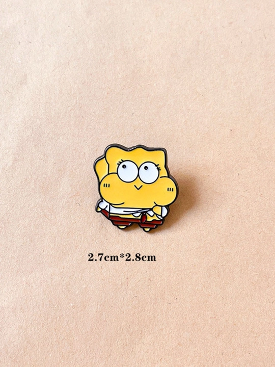 Металлические значки, пин на одежду "Губка Боб Квадратные Штаны, Sponge Bob Square Pants"